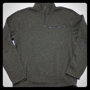 Men's Merrell green half zip fleece size medium